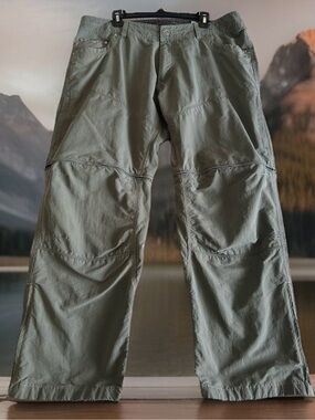 Kuhl Mens 40X30 Liberator Convertible Stealth Zip Off Hiking Outdoor Pants Gray